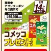 【先着6万名!!】コメッコ  プレゼント！エディオンアプリ キャンペーン